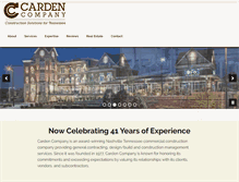 Tablet Screenshot of cardenco.com